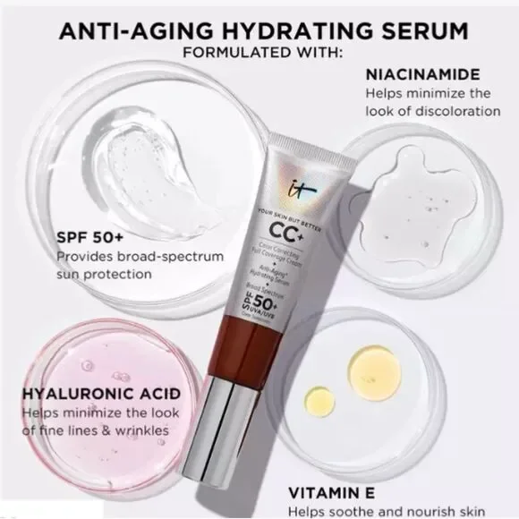 It Cosmetics CC+ Color Correcting Full Coverage Cream + SPF 50+ - Picture 6 of 8